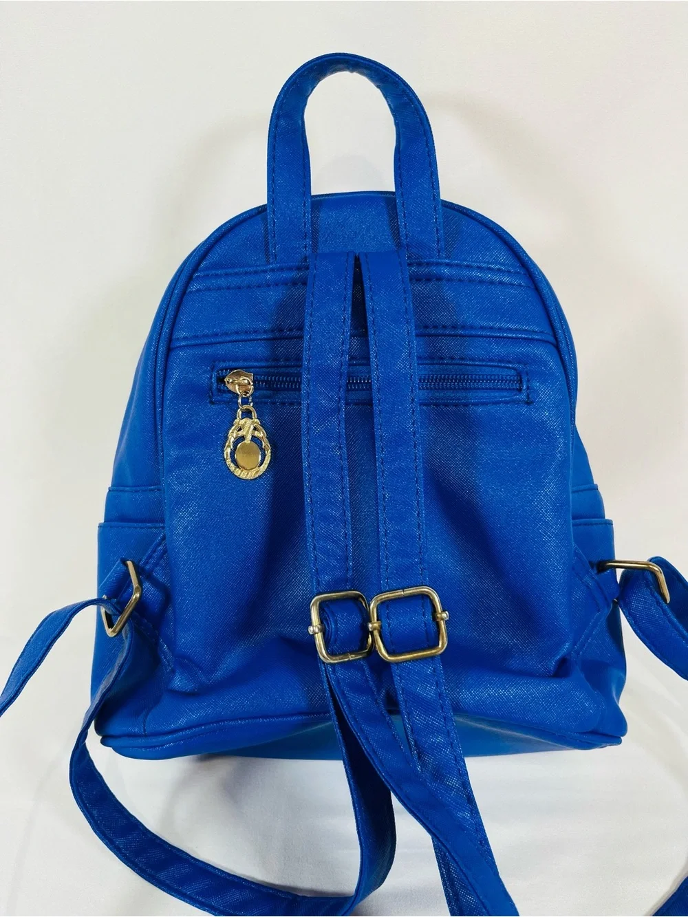 Royal Blue Mini Backpack with Bow Detail